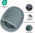 BALANCE 2 in 1 Cat Bed Cave for Kittens and Small Dogs, Cat Tents for Indoor Cats, Covered Cat Beds with Removable Cushion, Calming Cat Nest, Cat Hideaway, Washable Cat House with Non-Slip Bottom