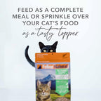Feline Natural High Protein Dry Cat Food, Freeze-Dried Diet with 98% Meat, Organs & Seafood, No Peas, Grains, or Artificial Additives, Made in New Zealand, Chicken & Lamb, 3.5oz (Pack of 2)