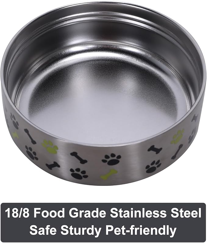 GiNT 37oz Insulated Stainless Steel Dog & Human Water Bottle | Leakproof Travel Dispenser with Detachable 10oz Bowl, 24H Cold/12H Hot, Carrying Case for Walking, Hiking, Camping & Outdoor Travel