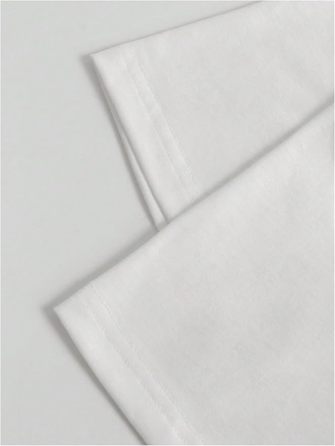 Floerns Women's Graphic Short Sleeve T Shirts Y2k Round Neck Streetwear Tee Shirts