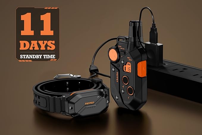 3/4 Mile Range Dog Shock E Collar, Dog Training Collar with Remote(15-150lbs) -Shock Collar for Large Dog