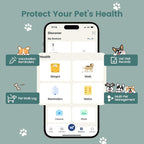 Dog ID Tag with QR Code & NFC, Silent Silicone Dog Name Tags Personalized for Pets- Scan QR for Instant Location Alert, Emergency Contact and Modifiable Pet Profile (Green)