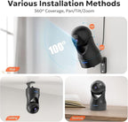 owltron Security Camera Indoor 2K, 360 Pan/Tilt Home Security Cameras with Motion Detection, Pet Cam WiFi with Phone App, Baby Monitor with Night Vision & Two Way Audio, 2 Pack