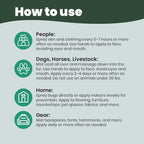 Cedarcide Extra- Strength Tickshield | Deep Woods Cedar Oil Tick & Mosquito Repellent Spray Kills & Repels Ticks, Fleas, Chiggers and Mosquitoes| For People & Pets | Natural Essential Oils | Quart