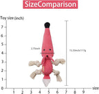 KOL Plush Dog Toy, Squeaky Interactive Puppy Dog Toys with Crinkle Paper, Durable Chew Toys for Small and Medium Dogs with Mouse Shape