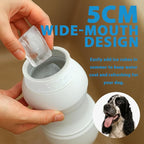 BMN Portable Dog Water Bottle, Collapsible Pet Water Bottle,Large Capacity for Big Dogs， Leak-Proof Travel Dispenser, Foldable Bowl for Hiking Walking Outdoors，19oz