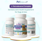 1TDC Dental & Joint Health Softgel Supplement for Dogs & Cats, Supports Oral Health, Stamina, Mobility, Muscle Strength & Recovery, Maintains Skin & Coat Health of Pets (120 Soft Gels)
