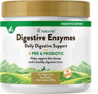 NaturVet – Digestive Enzymes for Dogs - Plus Probiotics & Prebiotics | Helps Support Diet Change & A Healthy Digestive Tract | for Dogs & Cats | 8 oz Powder