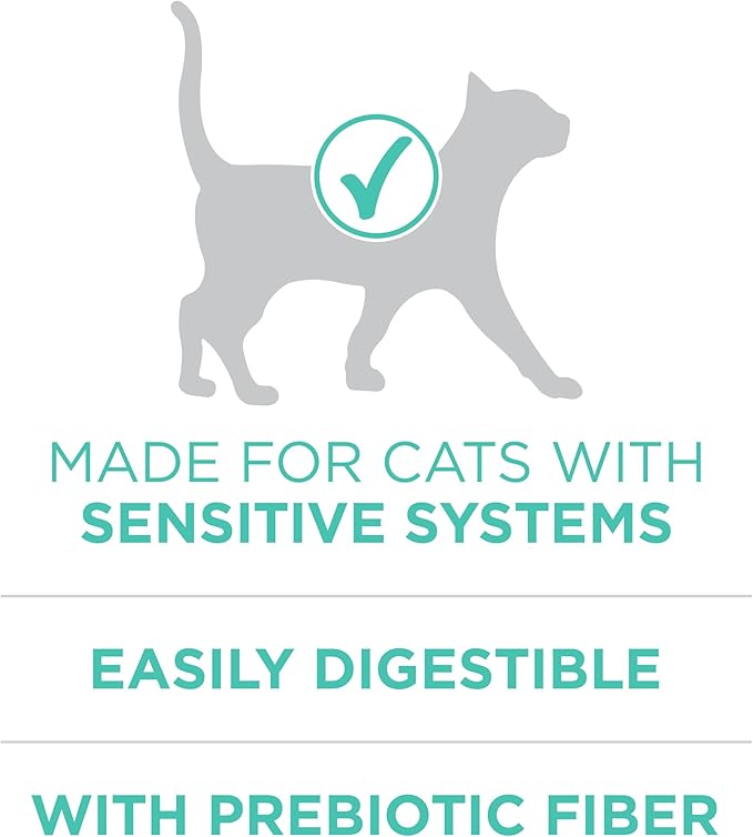 Purina ONE Sensitive Stomach, Sensitive Skin, Natural Dry Cat Food, +Plus Sensitive Skin and Stomach Formula - 22 lb. Bag