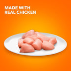 IAMS Perfect Portions Healthy Adult Grain Free Wet Cat Food Pate, Chicken Recipe, 2.6 oz. Easy Peel Twin-Pack Trays (24 Count, 48 Servings)