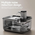Stainless Steel Cat Water Fountain Wireless for Cats Indoor, 3.6L/123oz Automatic Metal Dog Water Dispenser,Cordless Battery Operated Pet Drinking Fountain,Rechargeable Waterer with Motion Sensor