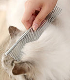 Maxshop Dog Grooming Scissors with Safety Round Tips, Heavy Duty Titanium Pet Grooming Trimmer Kit, Professional Thinning Shears, Curved Scissors with Comb for Dogs and Cats (Pink Set of 3)