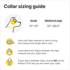 Halo Collar 3, Multifunctional GPS Wireless Dog Fence & Dog Training Collar with GPS Tracker, Subscription Required, Waterproof, Sunburst (Medium/Large)