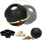 Yipetor Interactive Treat Dispensing Dog Toys, Heavy Duty Frozen Dog Treat Ball - Slow Feeding Puppy Lick Bowl Tough Chew Toy for Large Medium Dogs to Keep Them Busy/Relief Anxiety/Puzzle Stimulate