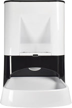 14L Automatic Dog Feeder Large Breed, Programmable Auto Pet Food Dispenser, Timed Dog Feeder Extra Large, Portion Control, 1200mAh Battery and Plug-in Power White