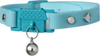 Kittyrama Aqua Cat Collar with Bell - Award Winner, Vet Approved, Breakaway Quick Release, Lightweight & Comfy