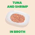 almo nature HQS Natural Wet Cat Food Tuna and Shrimp in Broth, Grain-Free, 2.47 oz (Pack of 24)
