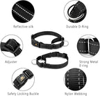 PLUTUS PET Reflective Martingale Collar with Quick Snap Buckle,No Pull Dog Choker Collar for Small Medium Large Dogs,XS,Black