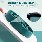 WHIPPY Slow Feeder Dog Bowl, Puzzle Maze Design to Slow Down Eating, 3-Cup Capacity, Anti-Gulping Food Bowl for Medium & Large Dogs,Green