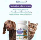 1TDC Dental & Joint Health Softgel Supplement for Dogs & Cats, Supports Oral Health, Stamina, Mobility, Muscle Strength & Recovery, Maintains Skin & Coat Health of Pets (120 Soft Gels)