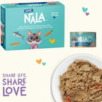 LOVE, NALA - Natural Adult Cat Wet Food - Pate Mackerel with Carrot & Pumpkin Recipe- Grain Free, Non-GMO, Lean Protein, Omega 3, Digestive Fiber Blend, Added Minerals & Vitamins - 12 Pack 2.4 lbs.