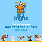 123 Treats Goat Horns for Dogs – (Small, 3 Count) Long Lasting Dog Treats for Aggressive Chewers, 100% Natural, Rich in Protein & Low in Fat, Supports Dental Health