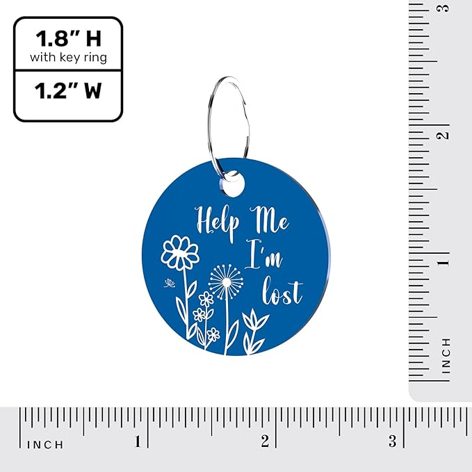 MYLUCKYTAG QR Code Stainless Steel Dog ID Tag - Personalized, Online Pet Profile, Email Location Alert, Durable