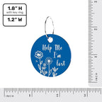 MYLUCKYTAG QR Code Stainless Steel Dog ID Tag - Personalized, Online Pet Profile, Email Location Alert, Durable