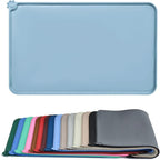 AUDWUD Silicone Waterproof Pet Feeding Mats,Anti Slip Bowl Pad,Dog Mat for Food and Water