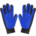 1 Pair Pet Grooming Glove,Gentle Deshedding Brush Glove Hair Remover Brush for Dogs,Cats & Horses with Long & Short Fur