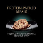 Sheba Perfect Portions Wet Cat Food Cuts in Gravy, Roasted Chicken Entree and with Sustainable Tuna, 2.6 oz. Twin-Pack Trays (12 Count, 24 Servings)