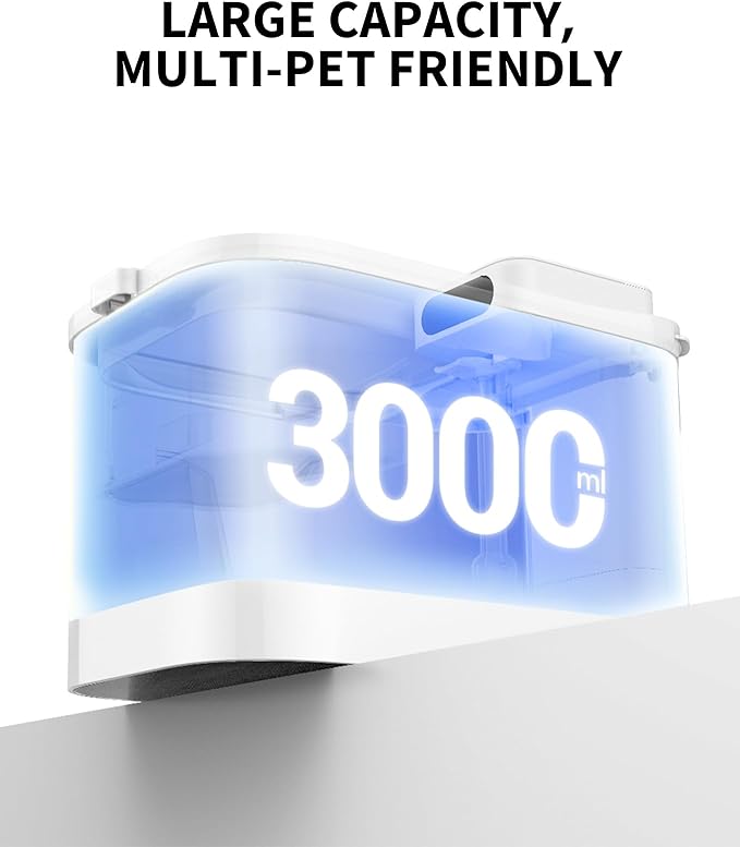 PETKIT EVERSWEET MAX Cordless Cat Water Fountain & Automatic Pet Feeder, 105 fl oz/3L Pet Water Fountain for Cats Dogs Inside, 2.4G WiFi Cat Dog Feeder