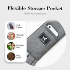 Dog & Cat Carrier Sling, Adjustable Soft Padded Shoulder Puppy Carrier, Hands-Free Dog Carrier Bag with Double Safety Buckles Premium Material for Outdoor Travel (Dark Gray, M)