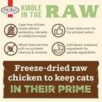 Primal Kibble in The Raw, Freeze Dried Cat Food, Chicken, Scoop & Serve, Made with Raw Protein, Whole Ingredient Nutrition, Crafted in The USA, Dry Cat Food, 24 Ounce (1.5 lb) Bag