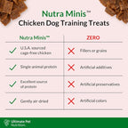 ULTIMATE PET NUTRITION Nutra Minis Dog Air-Dried Training Treats (5 oz) (Chicken)