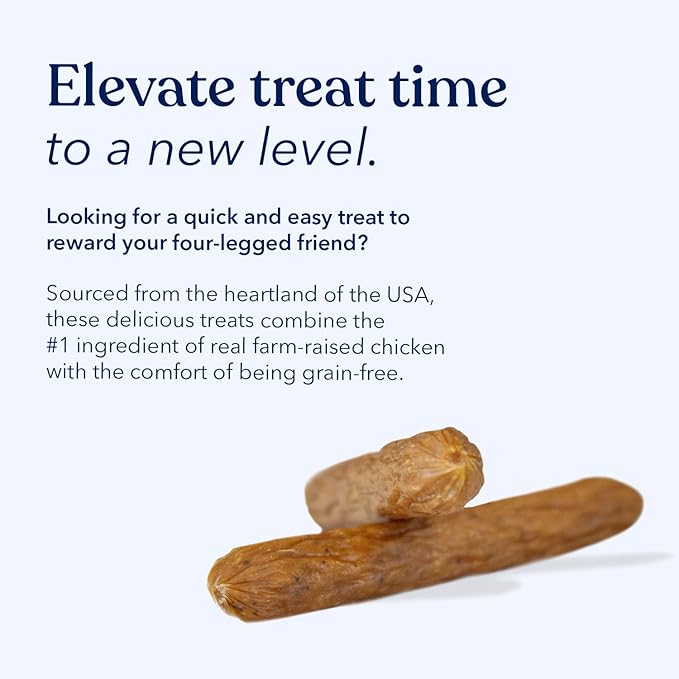 Honest Paws Dog Jerky Treats - All-Natural Jerky Dog Treats for Training Pets - Human Grade Sticks - Real USA Chicken