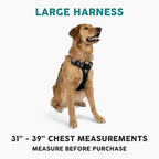 Embark Adventure Dog Harness, Reflective Trim No Pull Dog Harness for Large Dogs - Military Grade Nylon, Front Clip with Gel Lined Handle. Soft & Padded Puppy for Any Breed