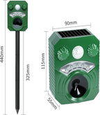 Pest Control Squirrel Repellent Deer Cat Repellent Outdoor Ultrasonic Pest Repeller Animal Scare Away