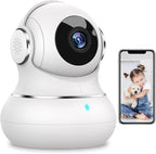 litokam Security Camera Indoor 2K, 360 Pan/Tilt Cameras for Home Security with Motion Detection, Baby Monitor for Pet/Dog with Night Vision, 2.4GHz WiFi Cam with Phone App & 2-Way Audio