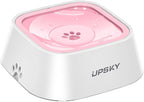 UPSKY Dog Bowl Dog Water Bowl No Spill Pet Water Bowl No Drip Slow Water Feeder Dog Bowl No-Slip Pet Water Dispenser 35oz Slow Drinking Bowl for Dogs and Cats