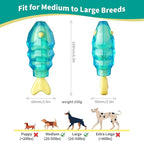 MewaJump Dog Chew Toys for Aggressive Chewers, Tough Dog Toy for Medium and Large Breeds, Indestructible Dog Toys, Durable Dog Toy, Bone Nylon Toy
