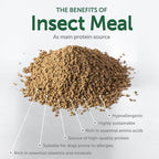 Nature's Protection Superior Care White Dogs Rice Based Dry Dog Food - High Protein, Tear Stain Dog Food for All Breeds Light Coated All Life Stages Dogs, Fresh Pet Meal, Insect, 8.8 lb