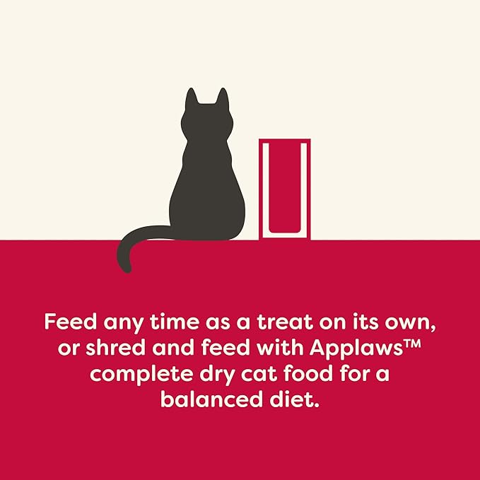 Applaws Holiday Natural Cat Treats, Grain-Free, Single Ingredient, Whole Protein Fillet, Healthy Snacks with No Artificial Additives or Fillers (12 x 1.06 oz Whole Chicken, Tuna & Salmon Loins)