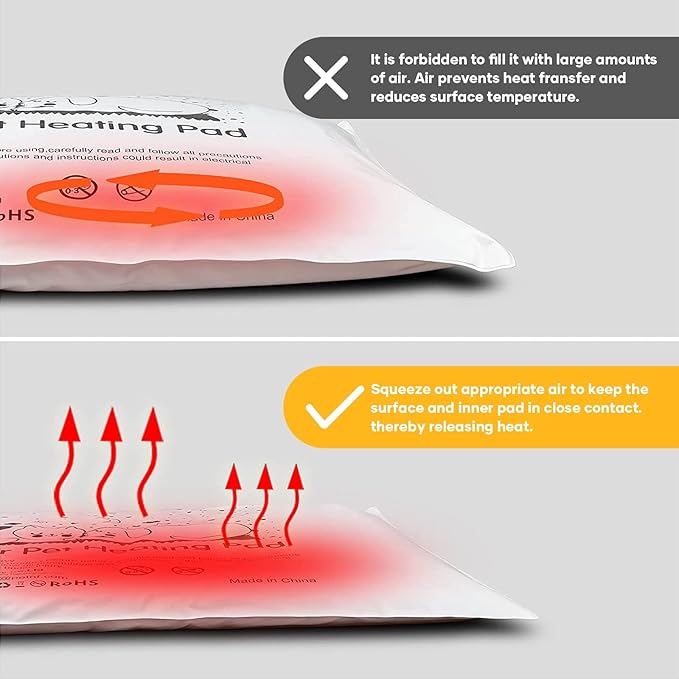 Outdoor Pet Heating Pad for Cats Dogs,Upgraded 6 Levels Adjustable Temp Cat Heating Pad with Timer,Electric Cat Heated Pad Mat for Dog Cat House,Waterproof Heat Pet Cat Bed with 6.69ft Chew Proof Cord