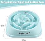 Slow Feeder Dog Bowls for Healthy Eating, Non-Slip and Anti-Choking Design, Reduces Bloating & Overeating for Large Dogs, Easy to Clean