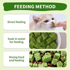 3.8oz Cat Grass Sticks for Hairball Remedy and Teeth Cleaning, Chicken Flavored Hairball Treats for Cats, Natural Freeze Dried for Indoor Cats