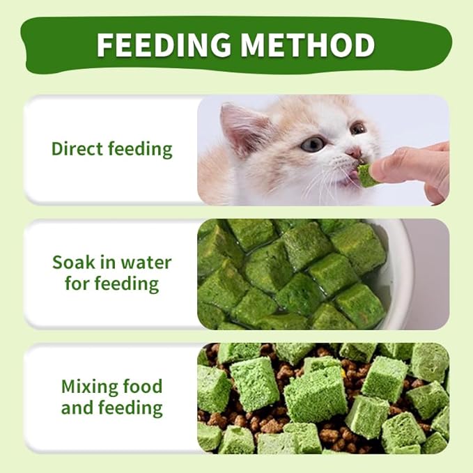 3.8oz Cat Grass Sticks for Hairball Remedy and Teeth Cleaning, Chicken Flavored Hairball Treats for Cats, Natural Freeze Dried for Indoor Cats