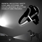 JSXD Dog Harness,No-Pull Service Dog Harness with Handle Adjustable Outdoor Pet Dog Vest 9M Reflective Nylon Material Vest for Breeds,Easy Control for Small Medium Large Dogs