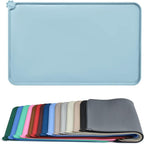 AUDWUD Silicone Waterproof Pet Feeding Mats,Anti Slip Bowl Pad,Dog Mat for Food and Water