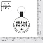 MYLUCKYTAG Silent Silicone QR Code Dog Tags - Scan QR for Instant Pet Location Alerts